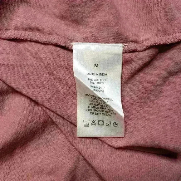 Joe's jeans NWT pink carlisia cut out tee medium - Picture 4 of 8